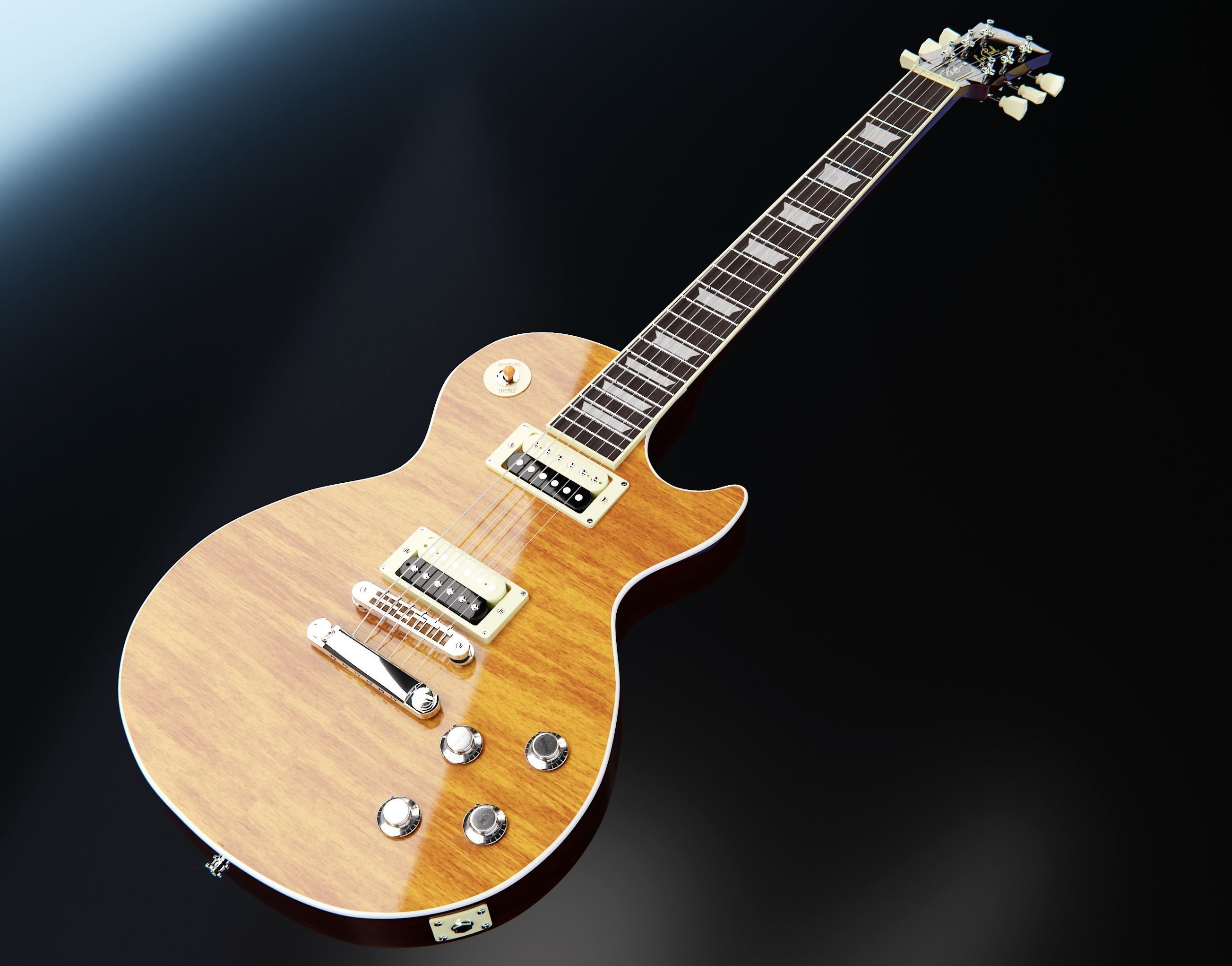 Gibson Slash Les Paul Signature 3D model_1