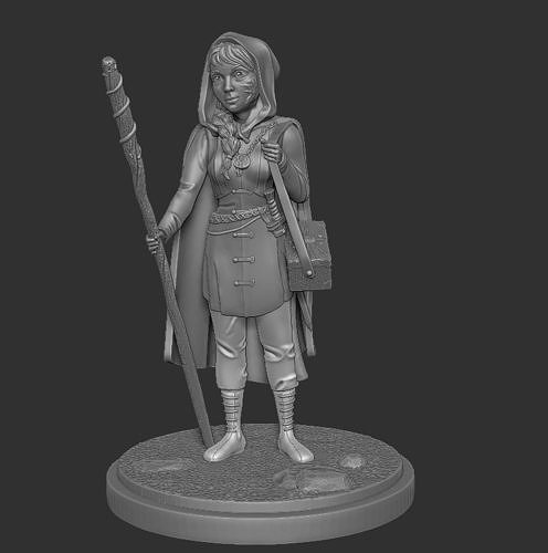 Sili sprite female alchemist 3D print model