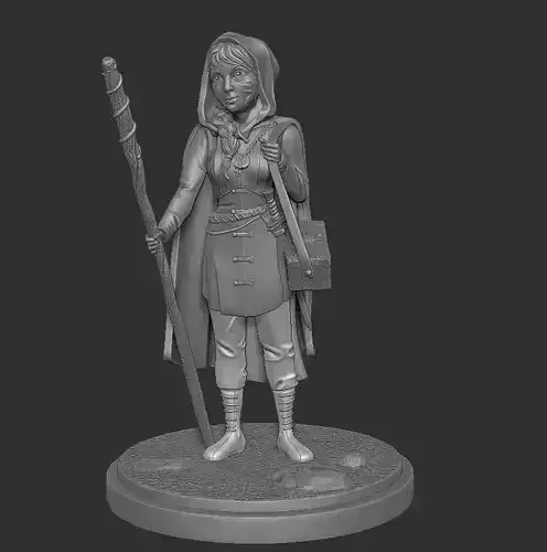 Sili sprite female alchemist 3D print model