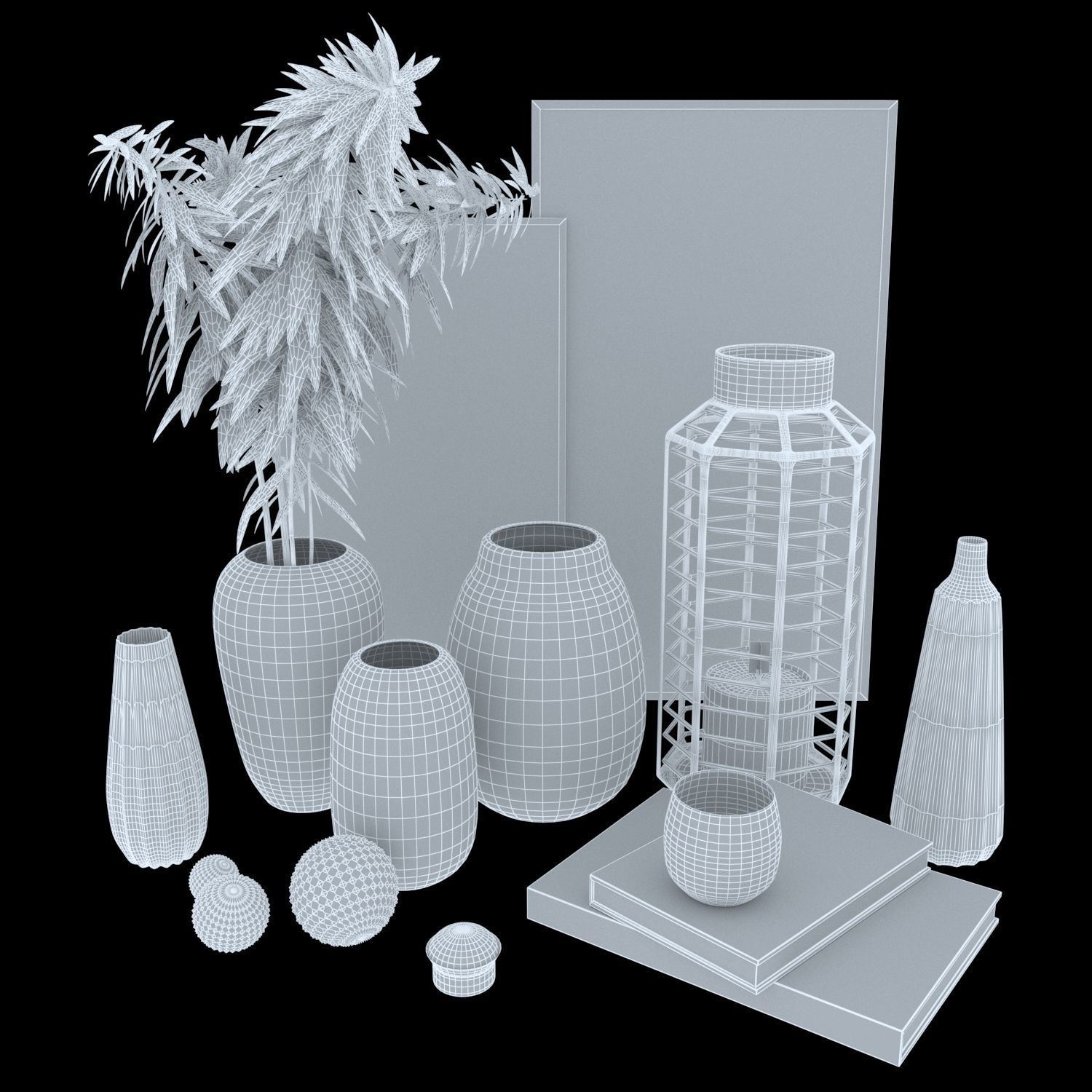 decorative set 48 3D model_2