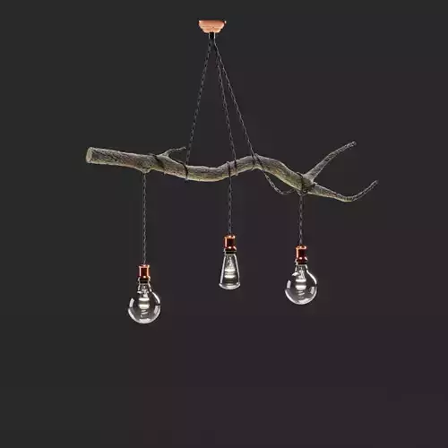 Branch Ceiling Lamp Low-poly 3D model