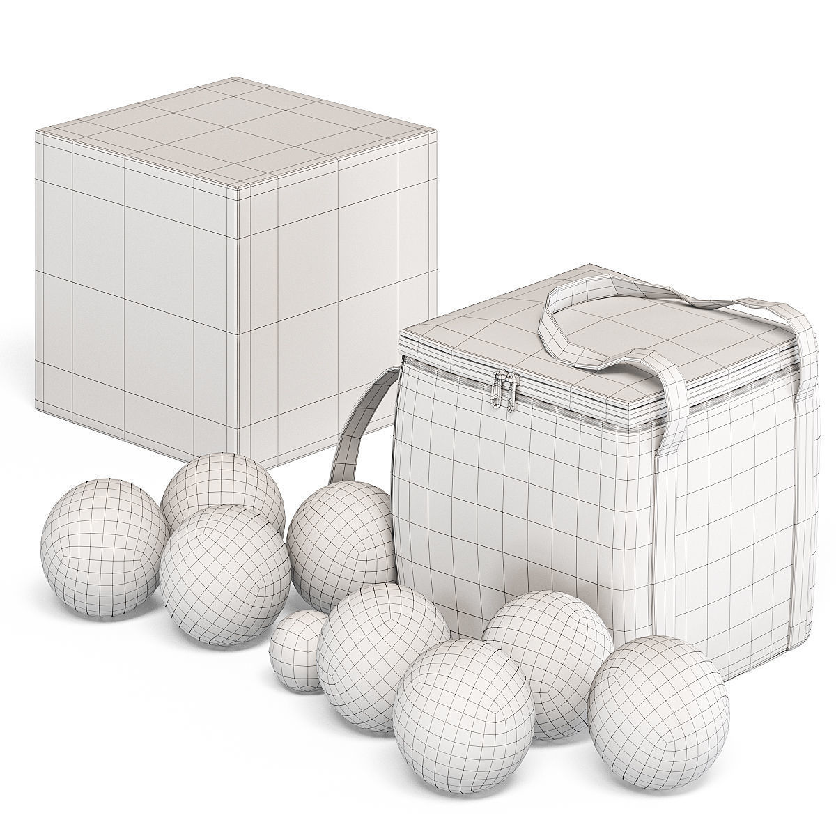Bocce set Idle Banter Games 3D model_9