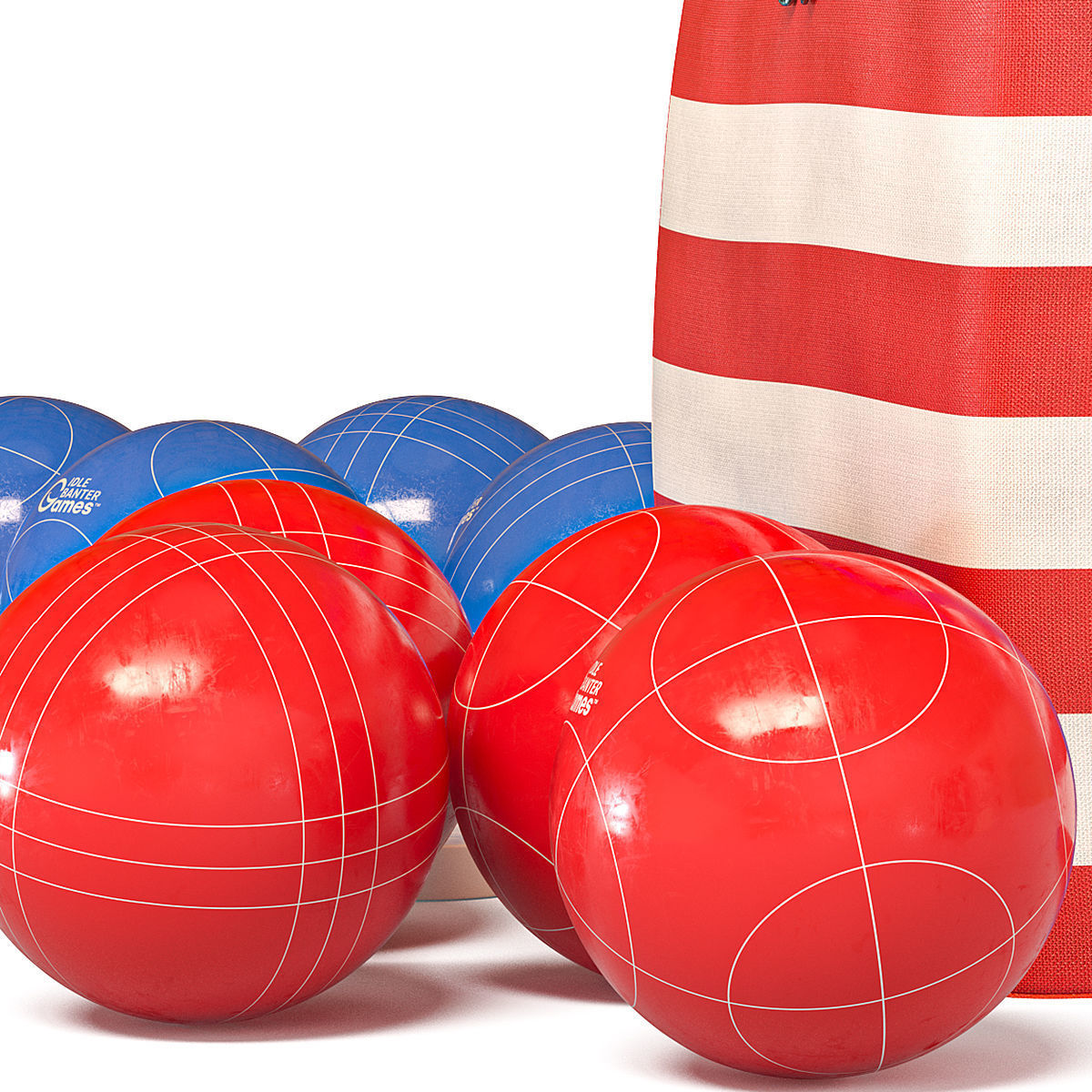 Bocce set Idle Banter Games 3D model_3