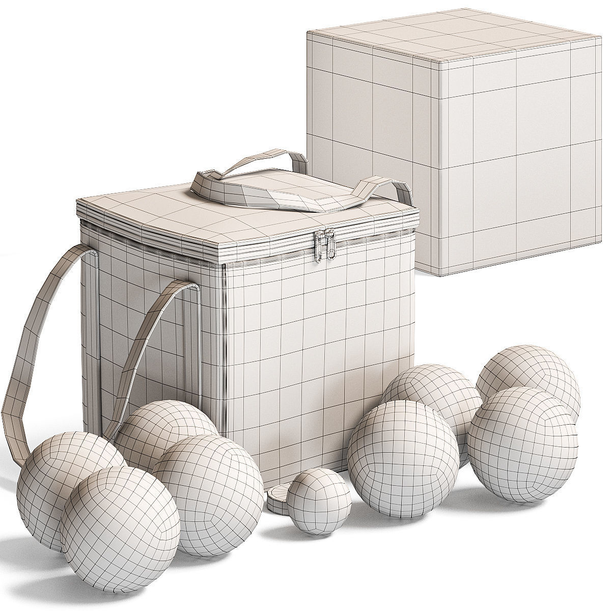 Bocce set Idle Banter Games 3D model_8