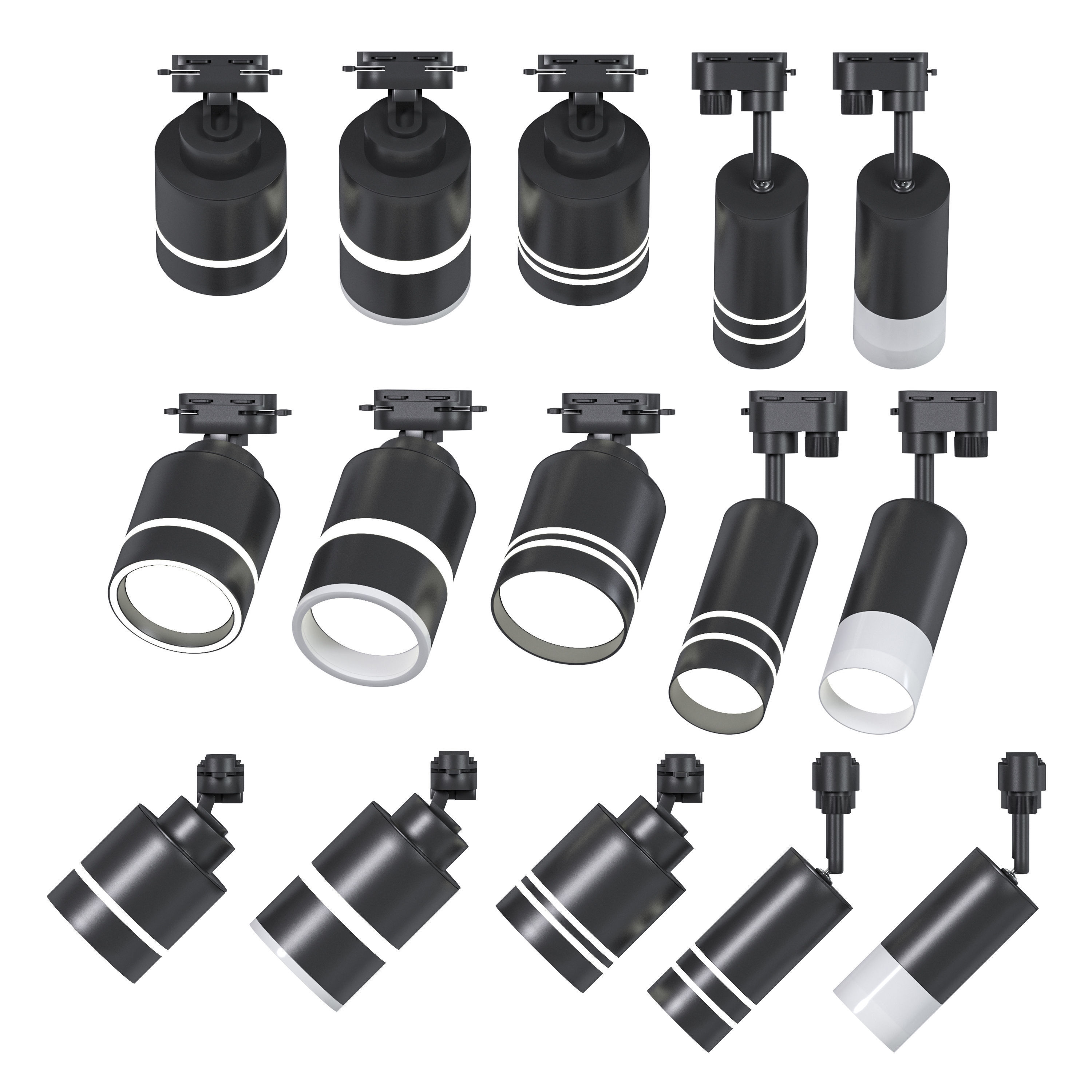 Track light 3D model_1