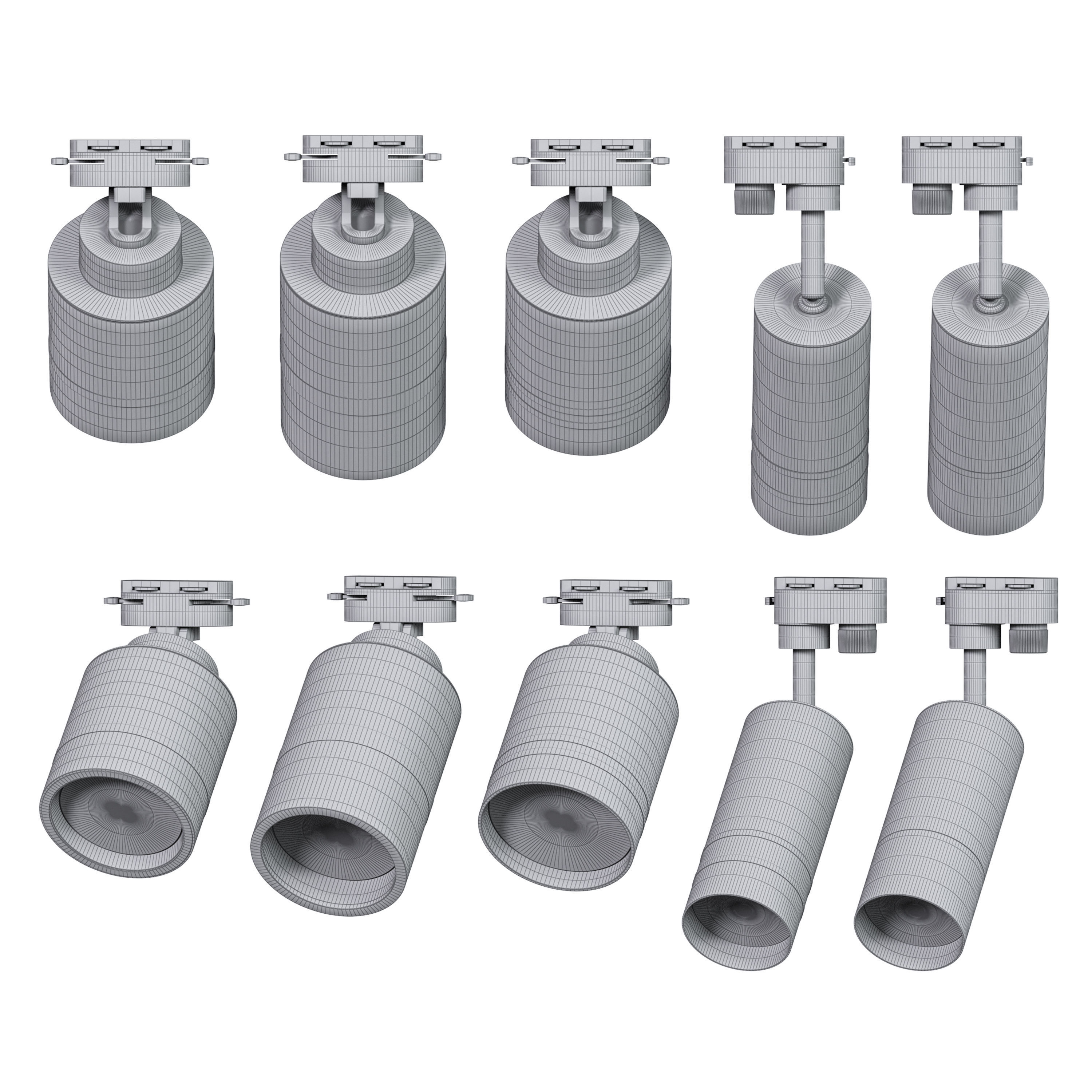 Track light 3D model_3