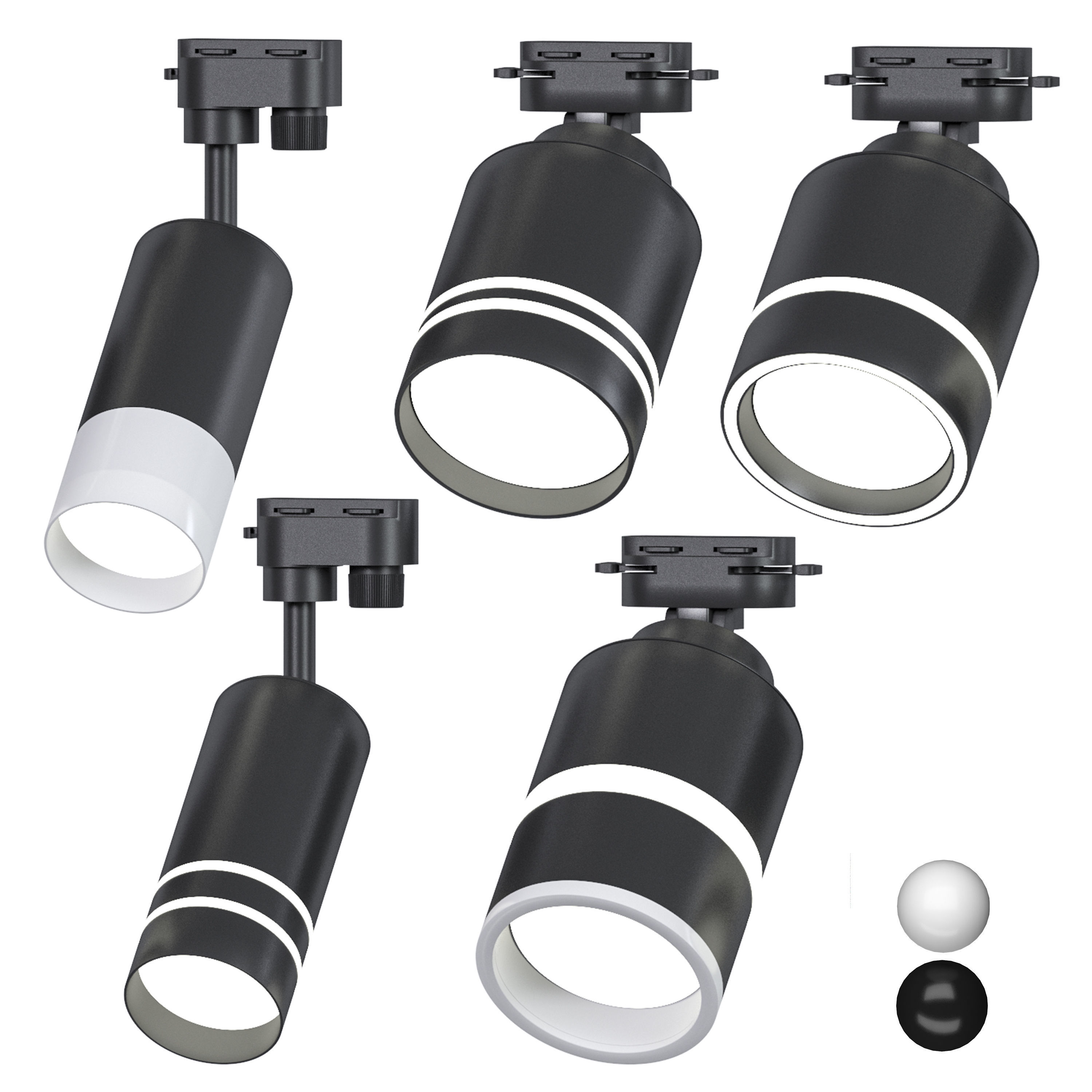 Track light 3D model_0