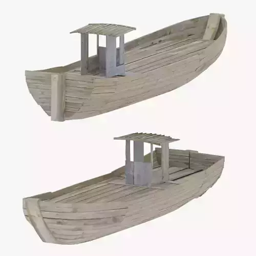 Wooden Row-boat