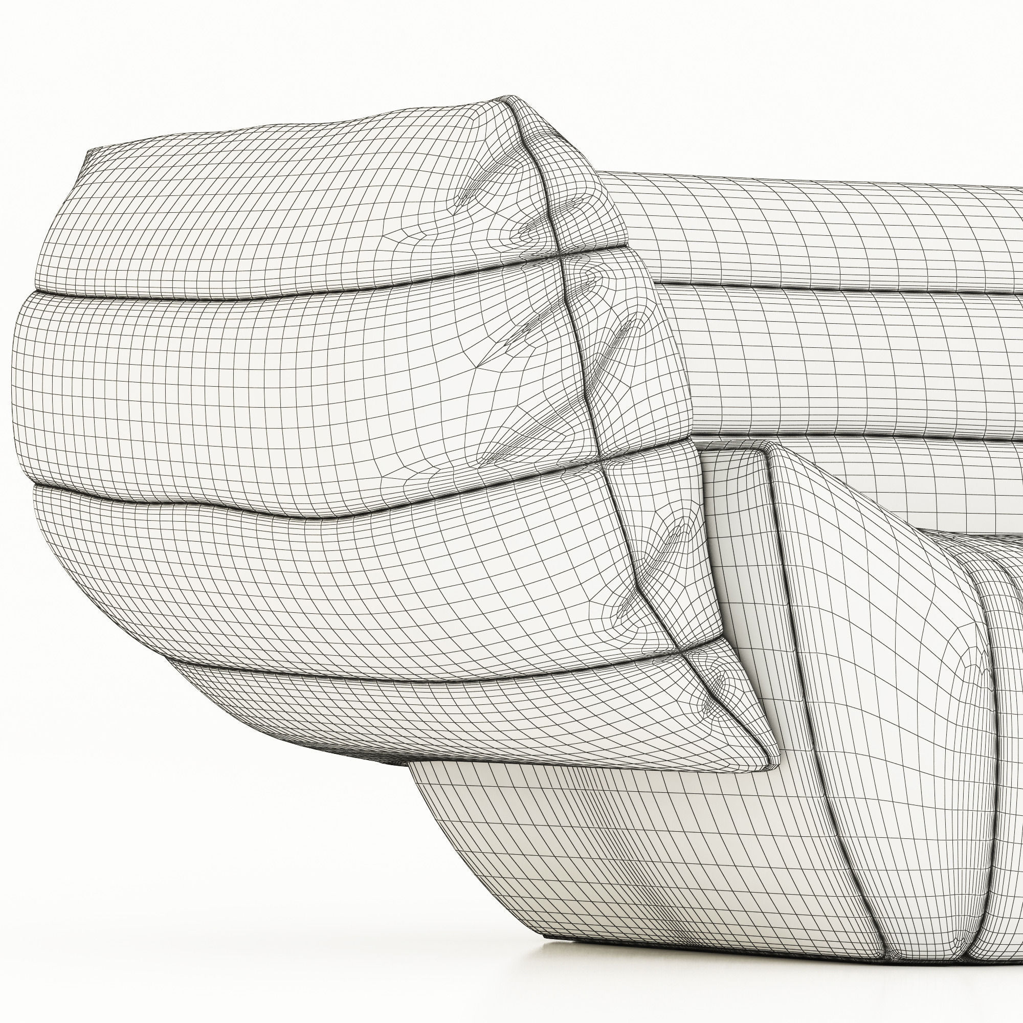 Baxter Tactile Sofa 3D model_11