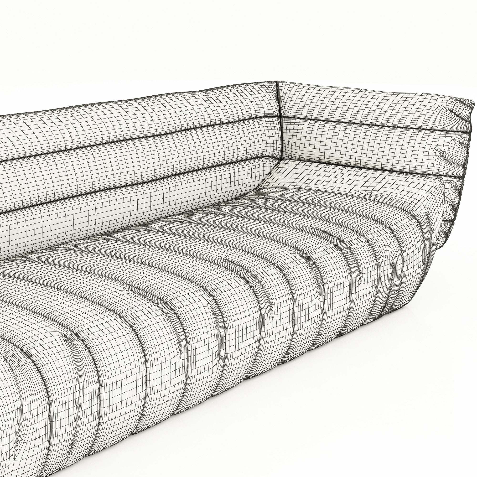 Baxter Tactile Sofa 3D model_12