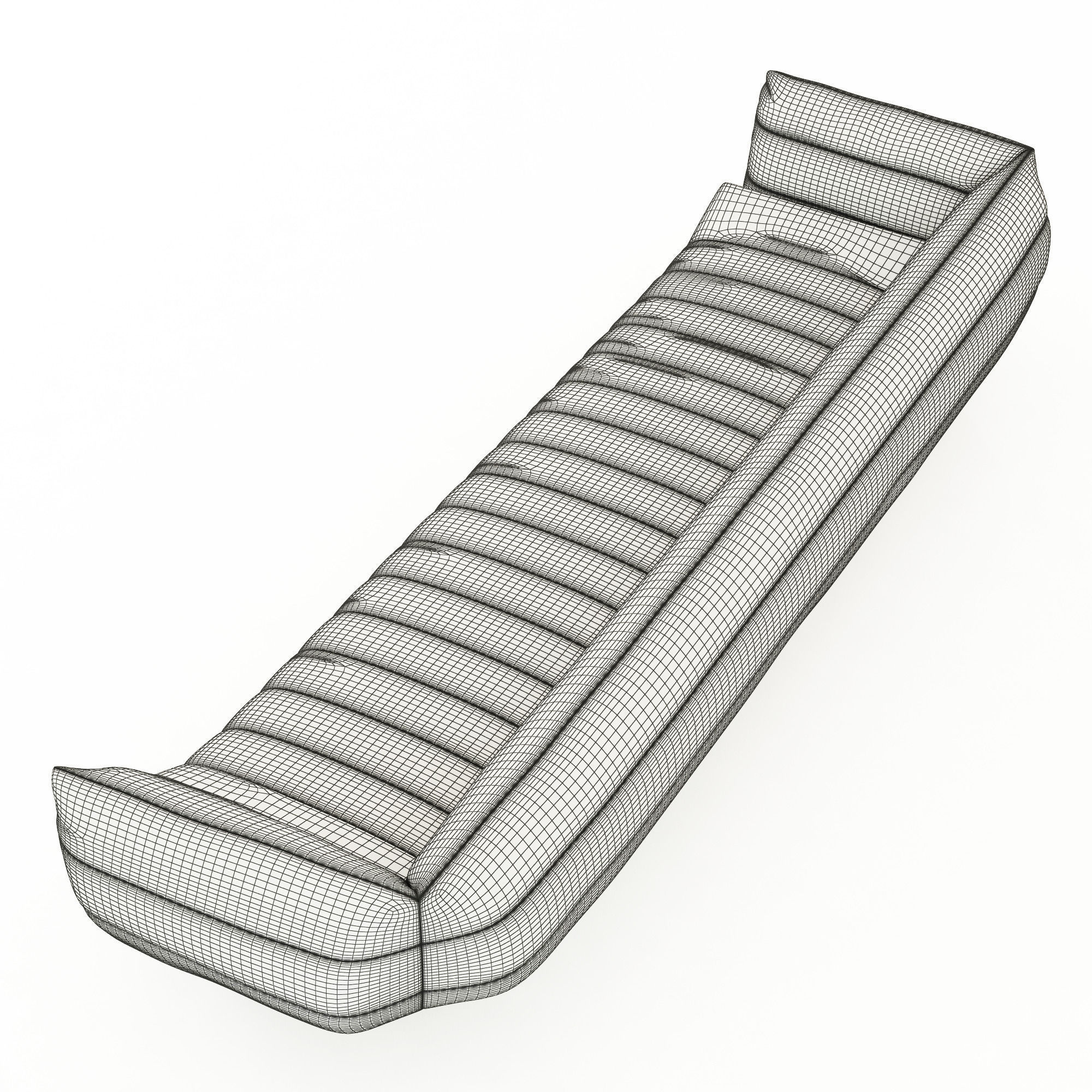 Baxter Tactile Sofa 3D model_9