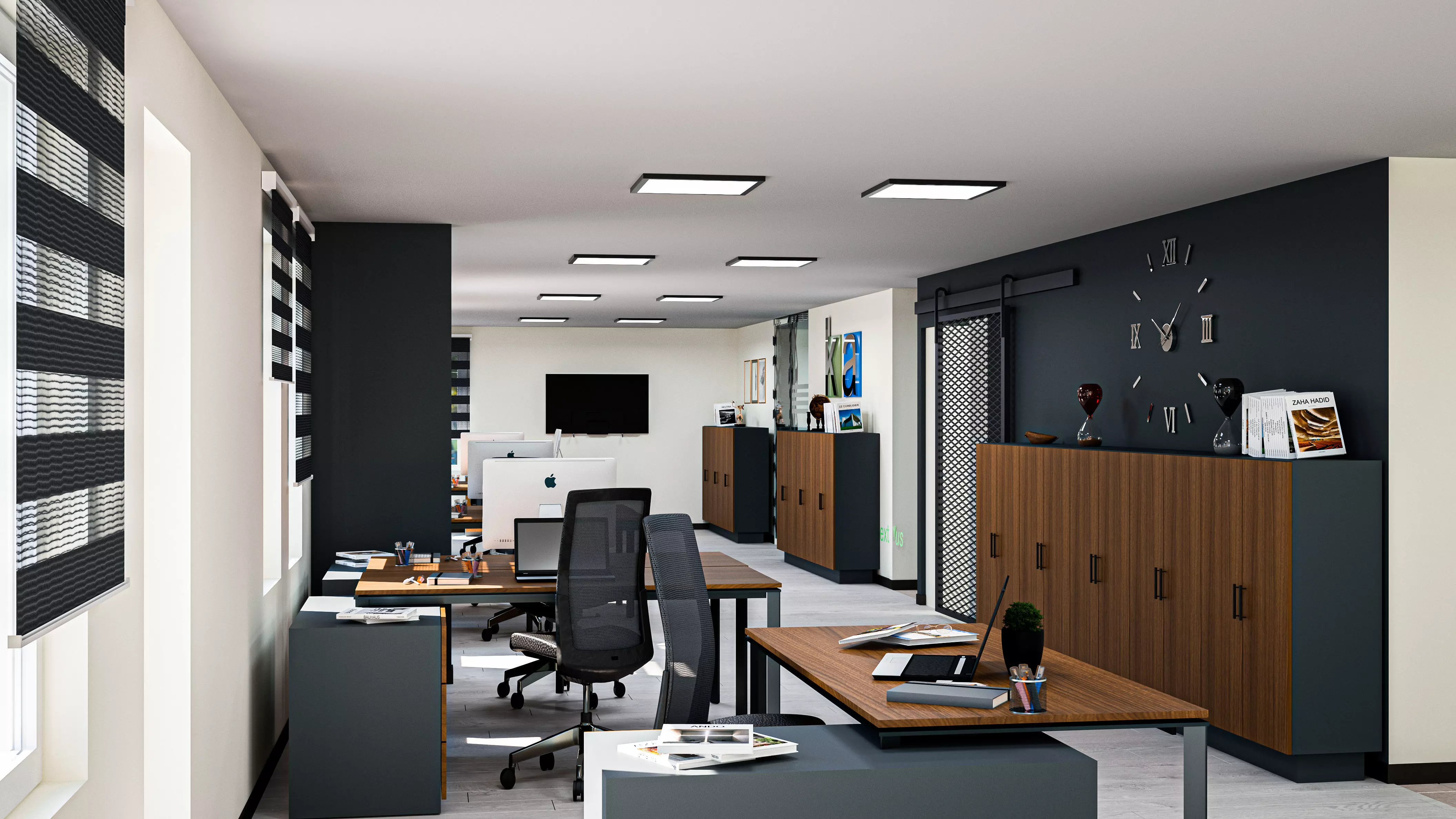 Office design 3DSMAX VRAY  3D model_0