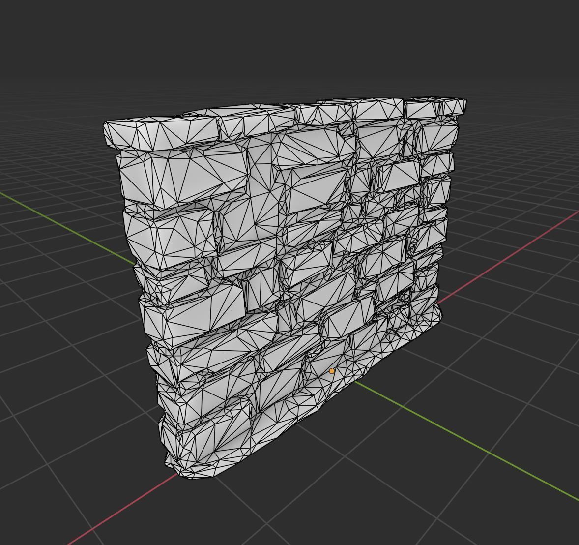 Stone Wall 01 Low-poly 3D model_17