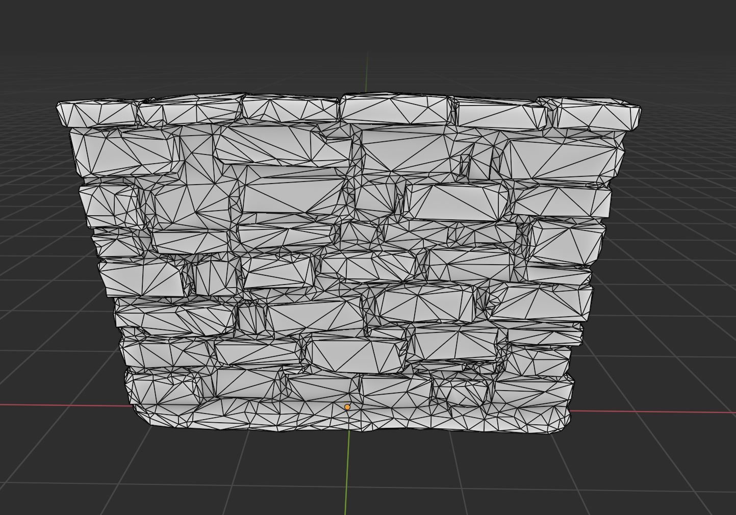 Stone Wall 01 Low-poly 3D model_18