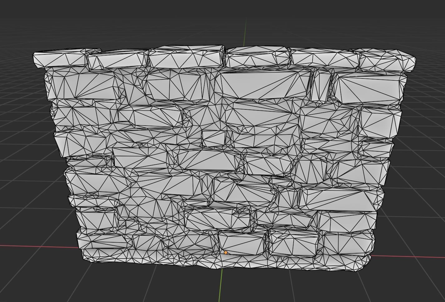 Stone Wall 01 Low-poly 3D model_15