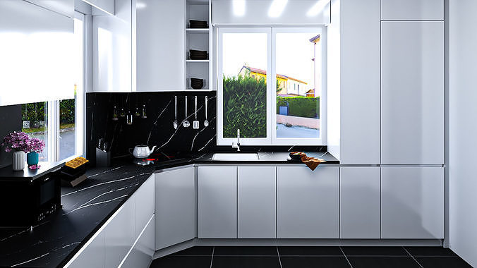 Kitchen Design 3dsmax Vray  3D model