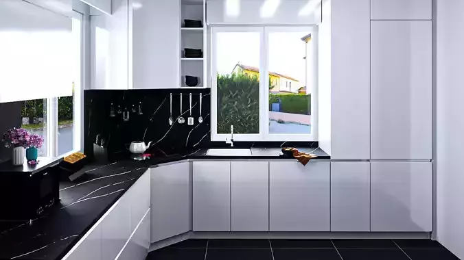 Kitchen Design 3dsmax Vray 