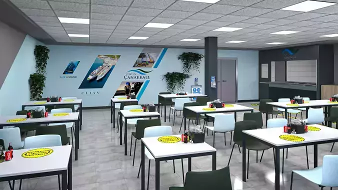 Dining Area 3D model