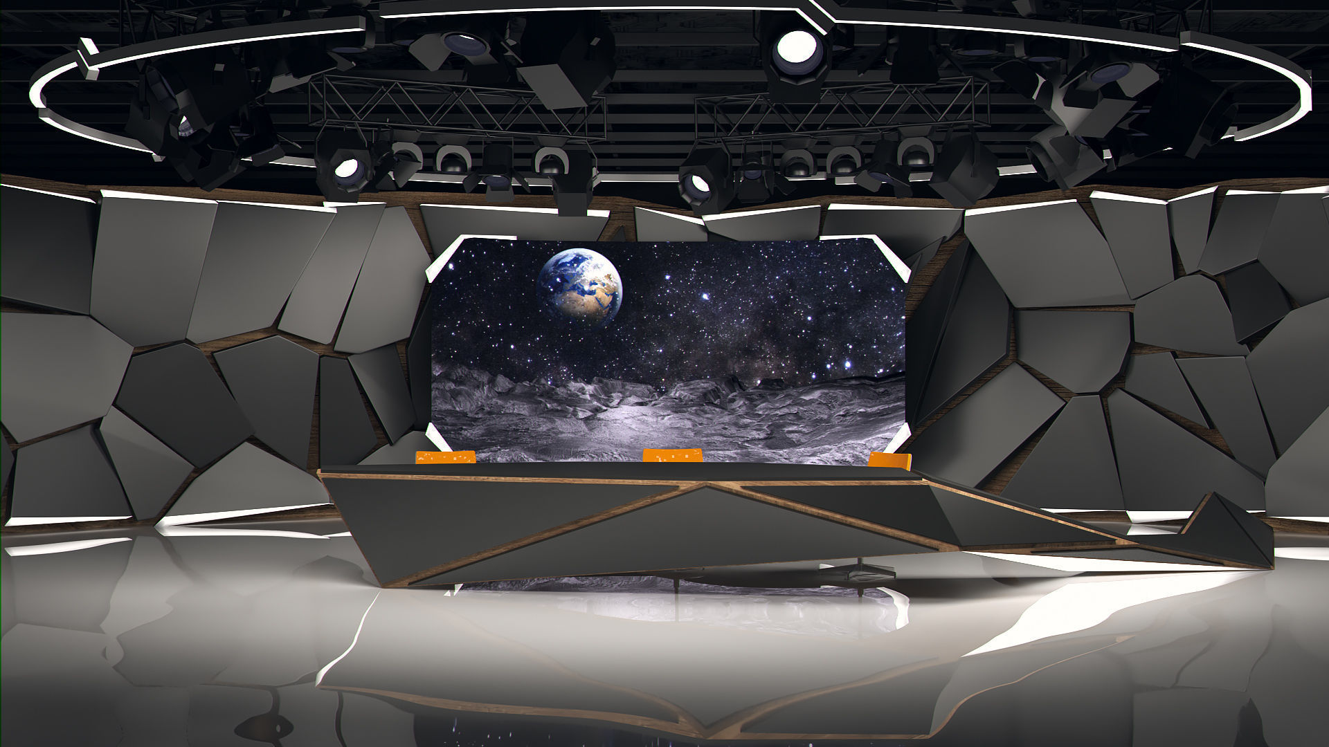 Virtual Studio 26 PBR Low-poly 3D model_1