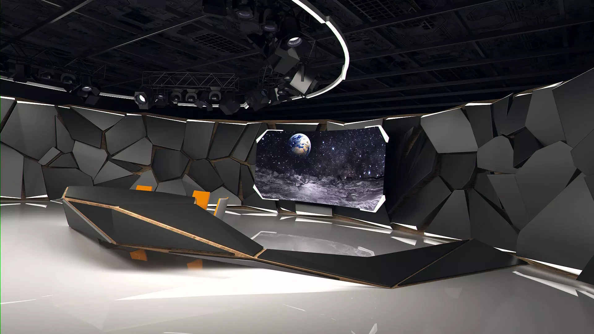 Virtual Studio 26 PBR Low-poly 3D model_0