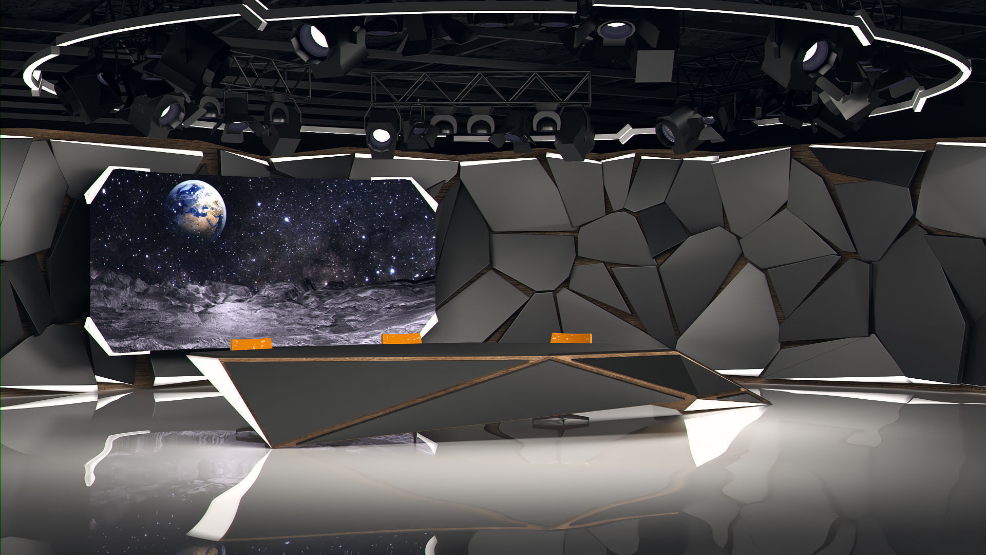 Virtual Studio 26 PBR Low-poly 3D model_2