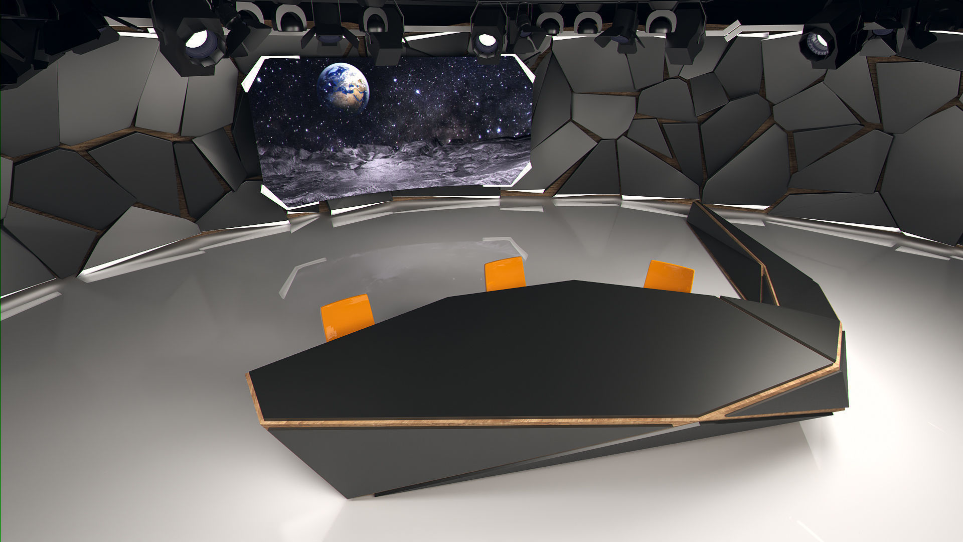 Virtual Studio 26 PBR Low-poly 3D model_6