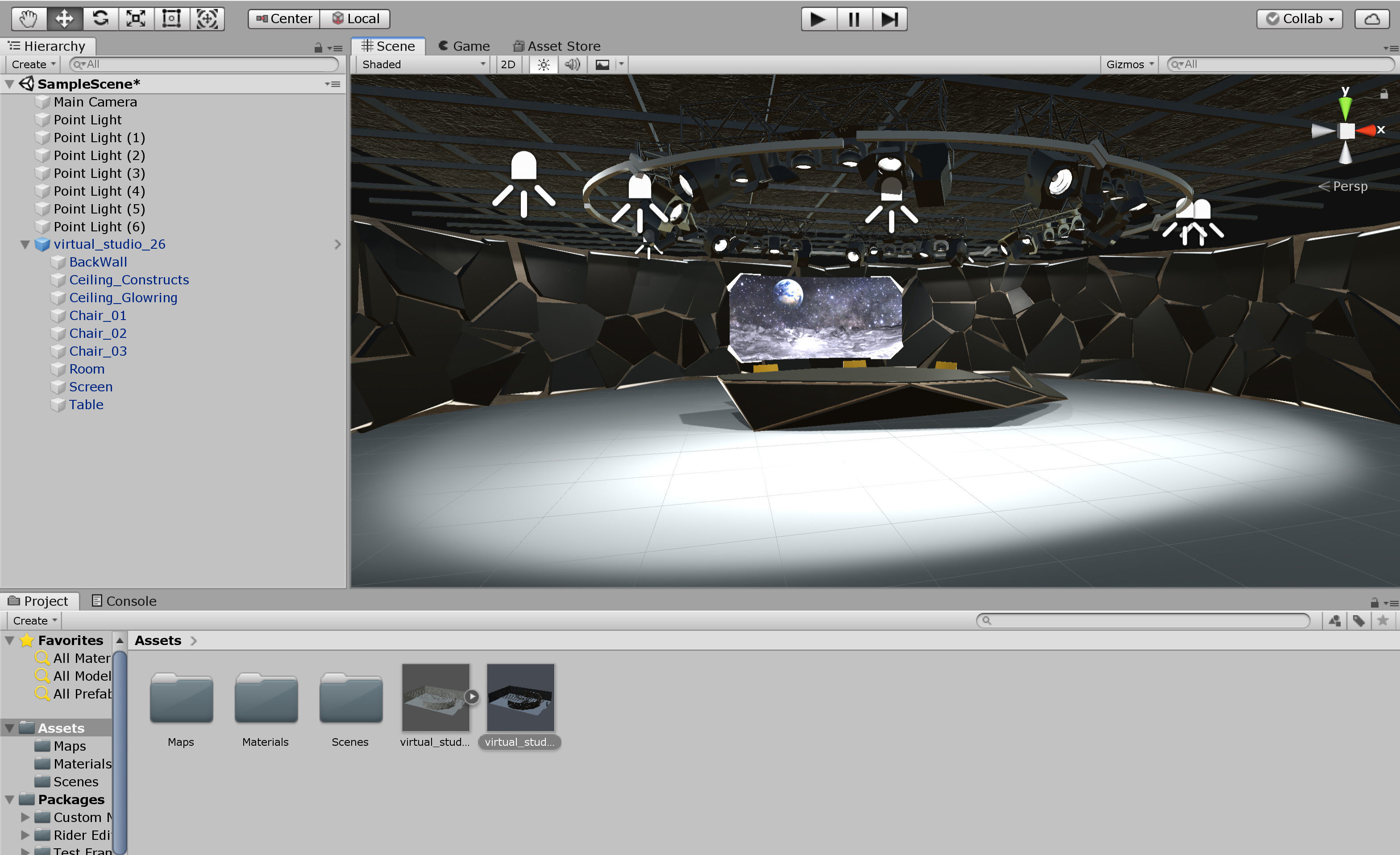 Virtual Studio 26 PBR Low-poly 3D model_16