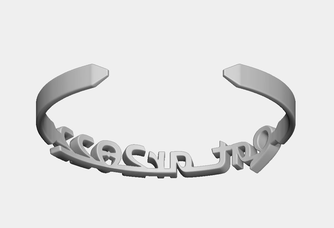 Qatar 2022 Bracelet 3D print model_11