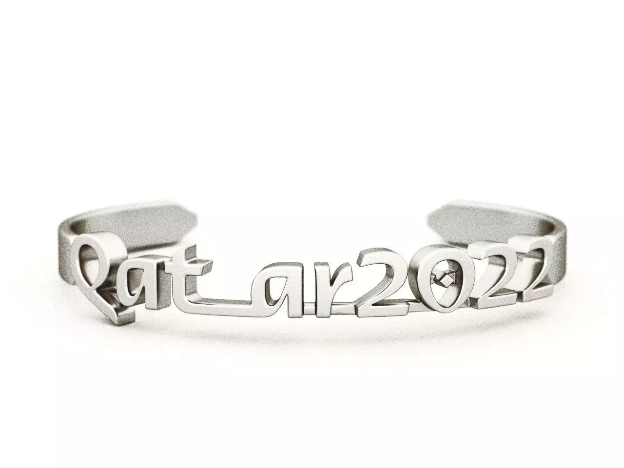 Qatar 2022 Bracelet 3D print model_0