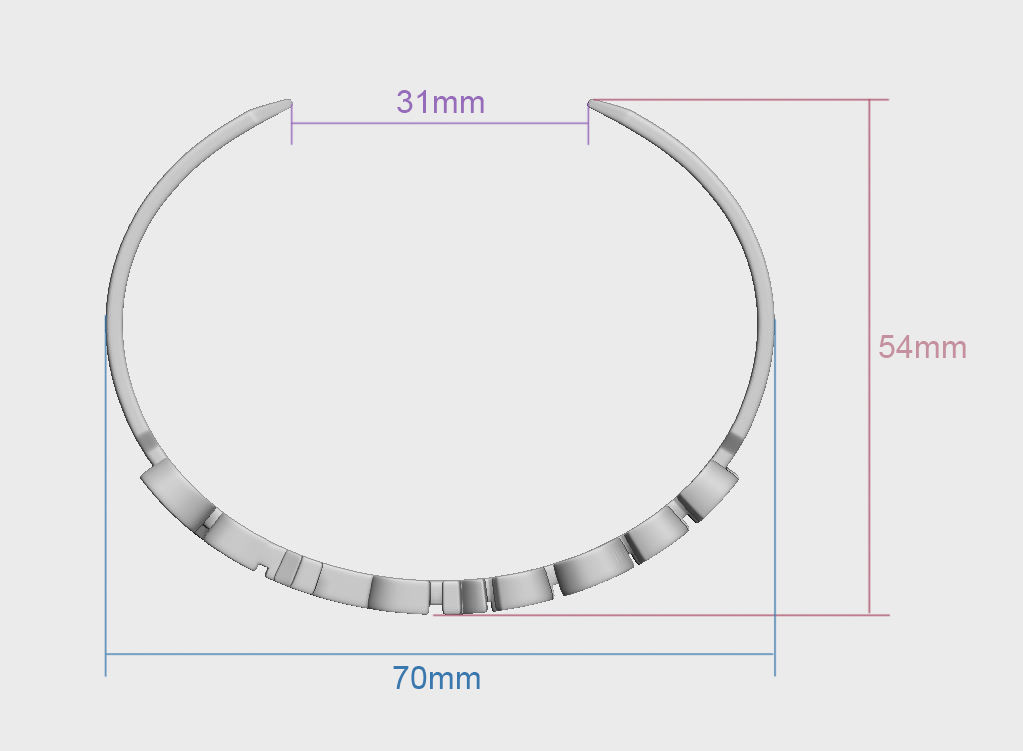 Qatar 2022 Bracelet 3D print model_4