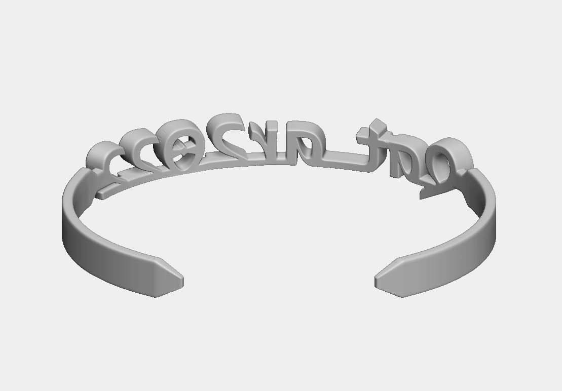 Qatar 2022 Bracelet 3D print model_10