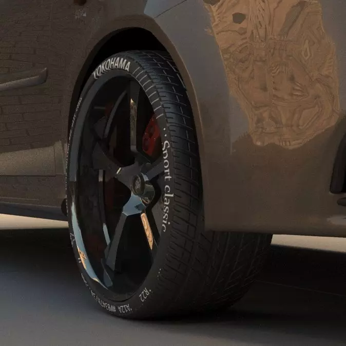 Chevrolet Gentra Tuning auto 3D model