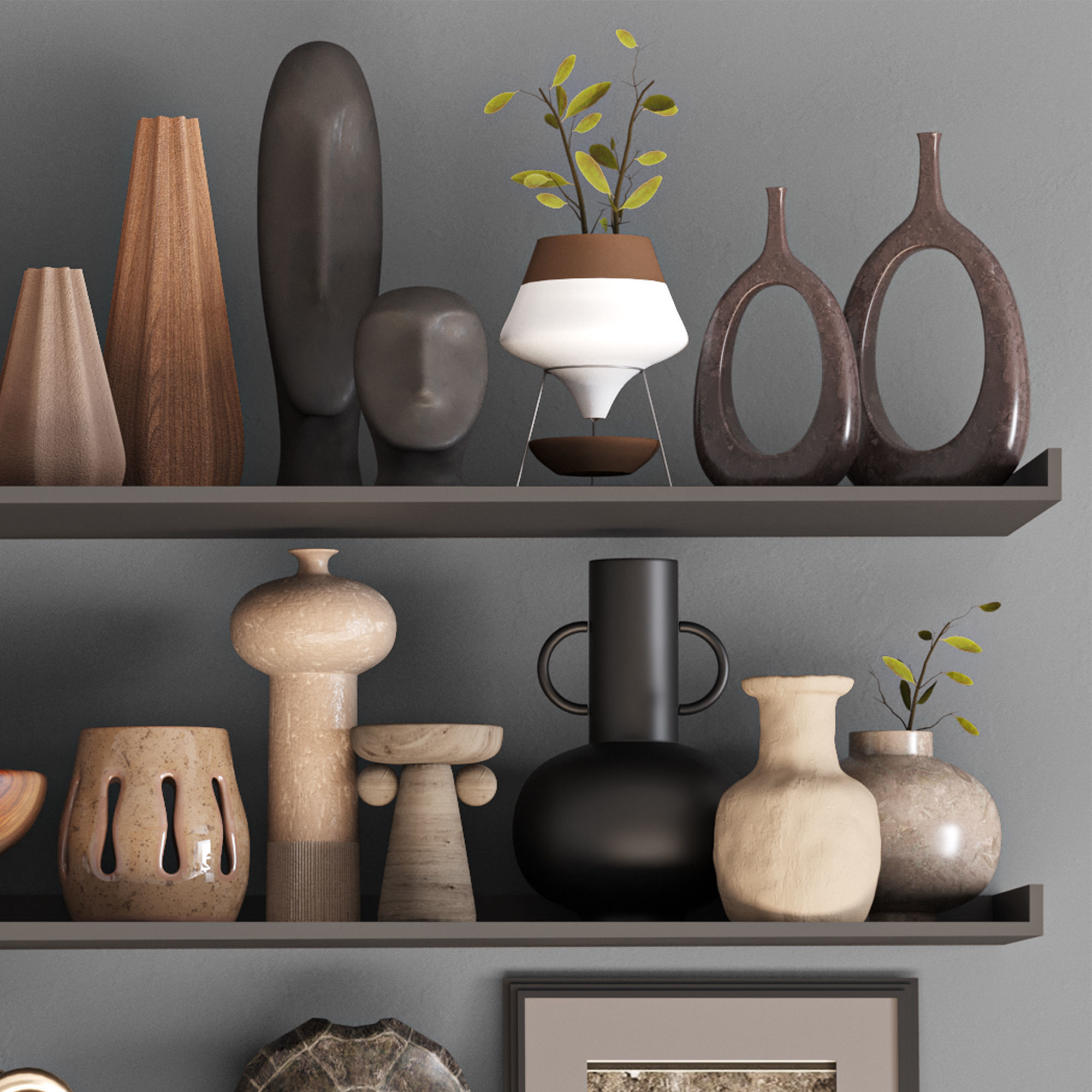 decorative set29 3D model_3