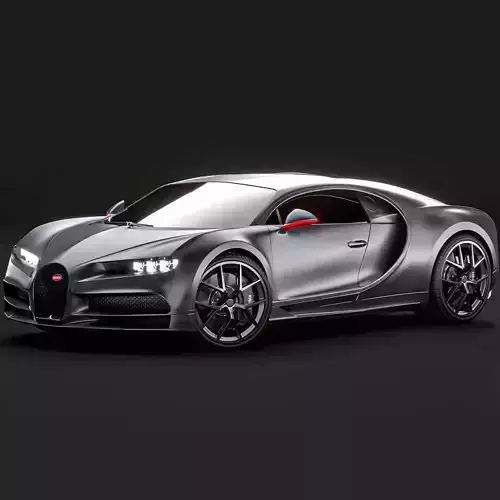 Bugatti Chiron Sport 2021 Noire Premium 3D model