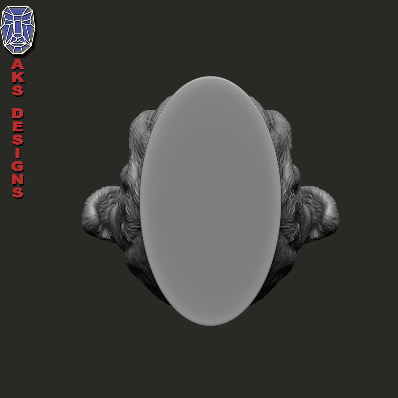 Bulldog version 1 Penstand cum flowerspot 3D print model_8