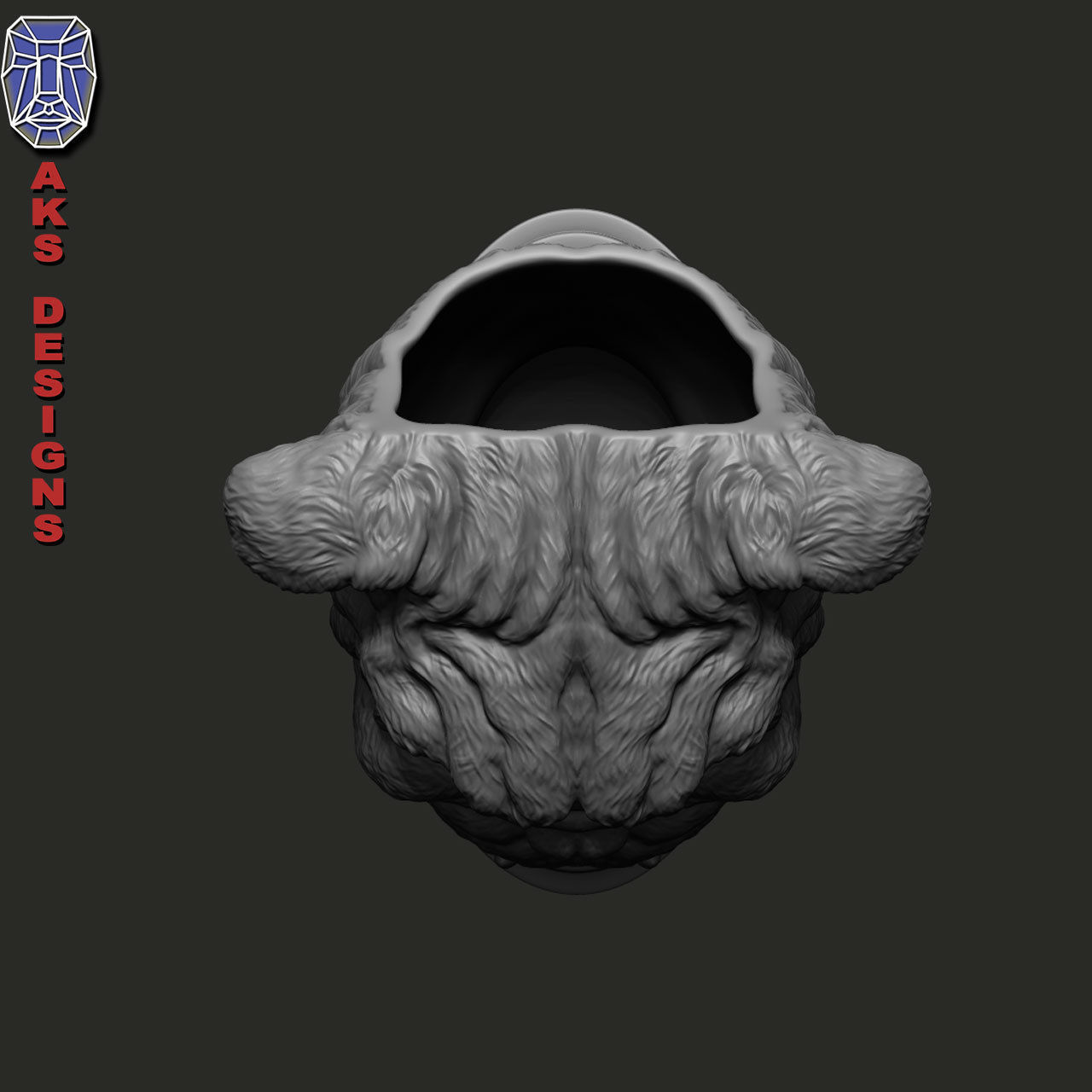 Bulldog version 1 Penstand cum flowerspot 3D print model_9