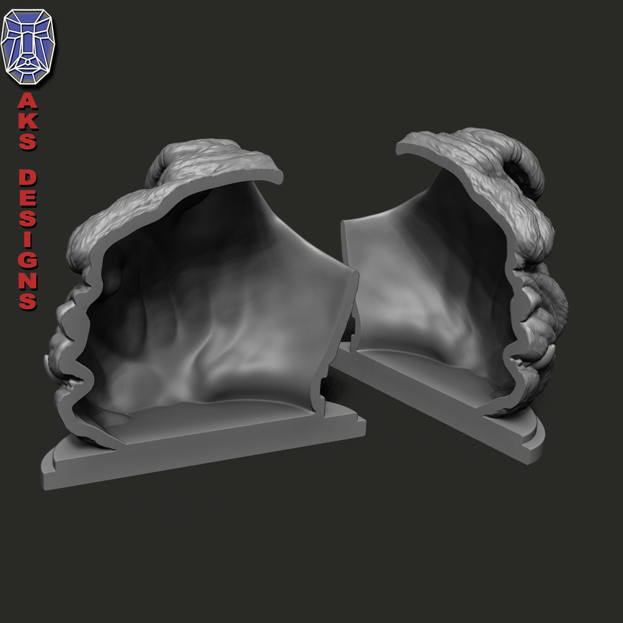 Bulldog version 1 Penstand cum flowerspot 3D print model_11