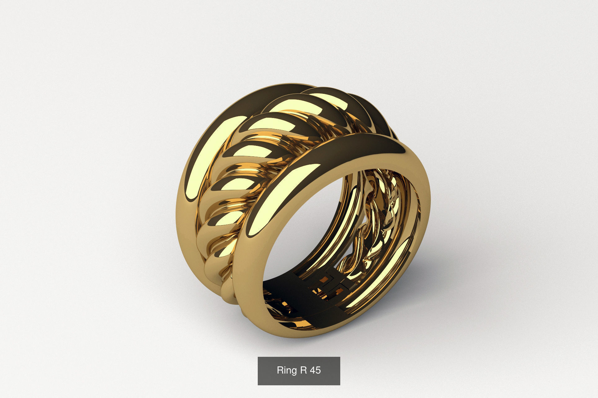 Ring collection gold with diamonds _5