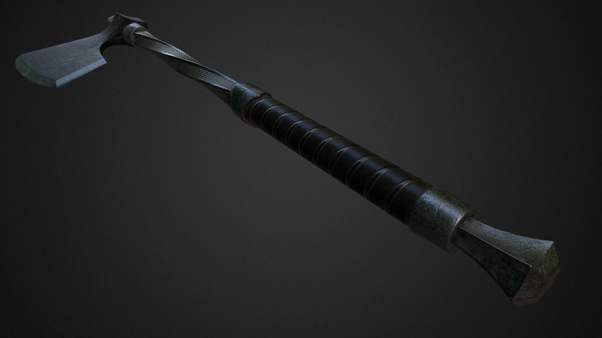 Medieval axes pack 3D Model Collection_25