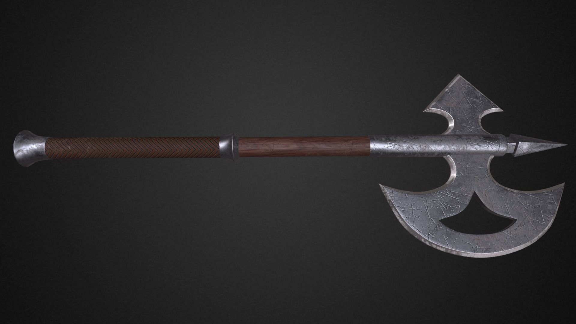 Medieval axes pack 3D Model Collection_13