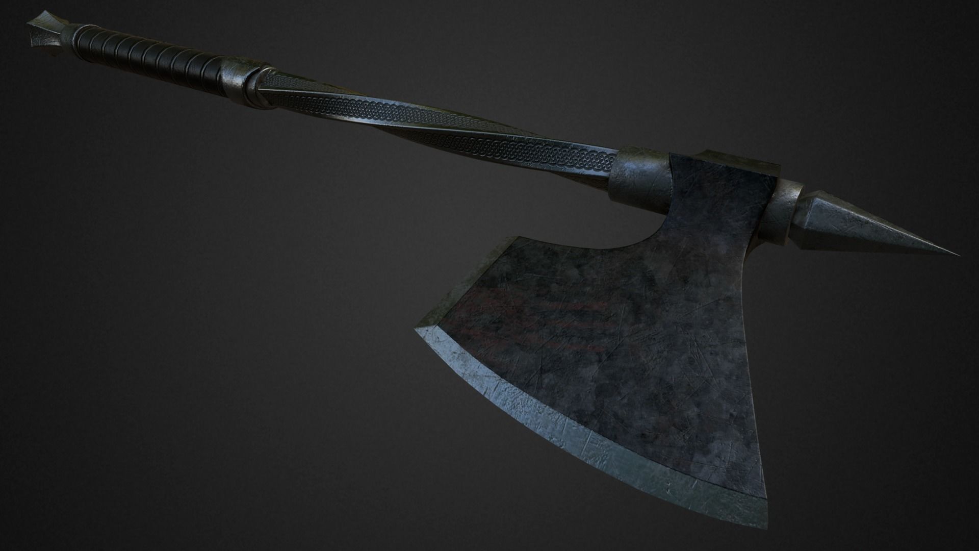 Medieval axes pack 3D Model Collection_30