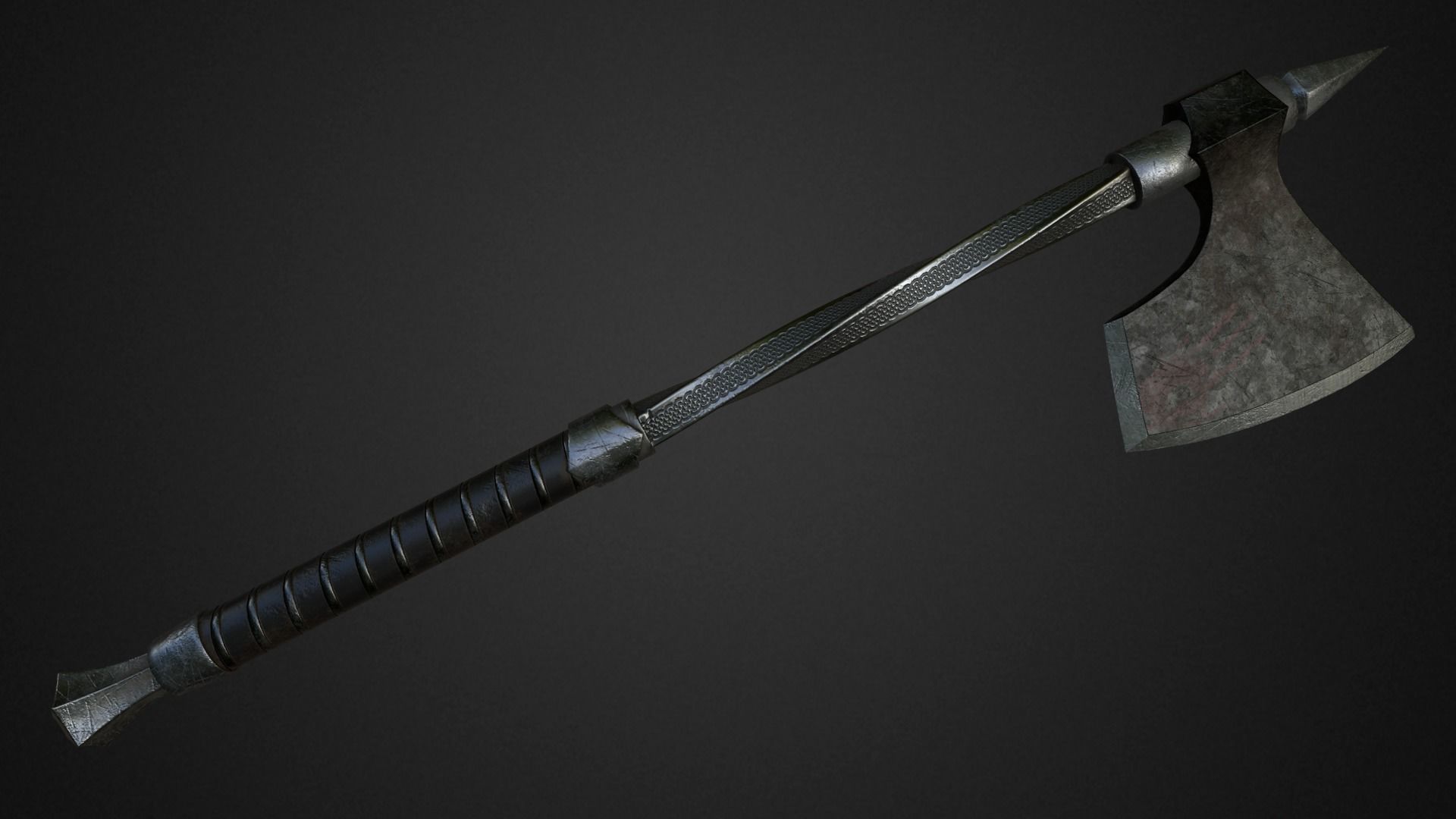 Medieval axes pack 3D Model Collection_26