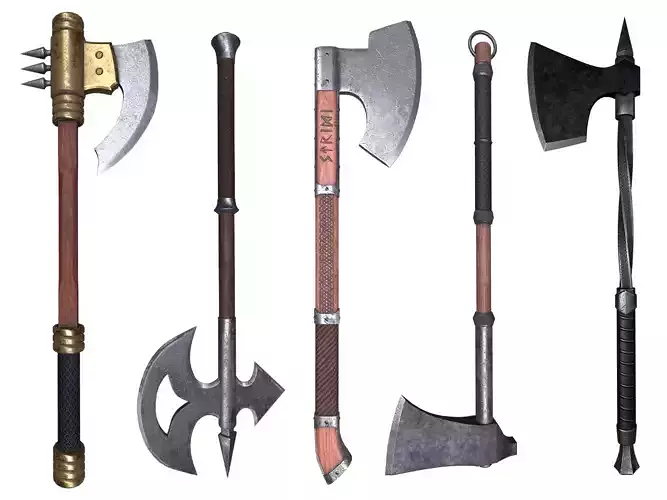 Medieval axes pack