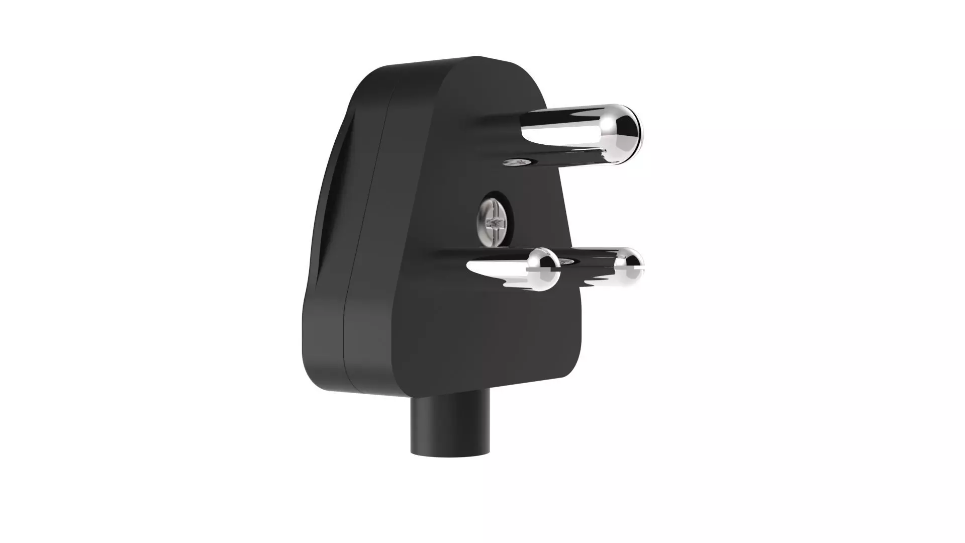 3 Pin Plug 3D model_0