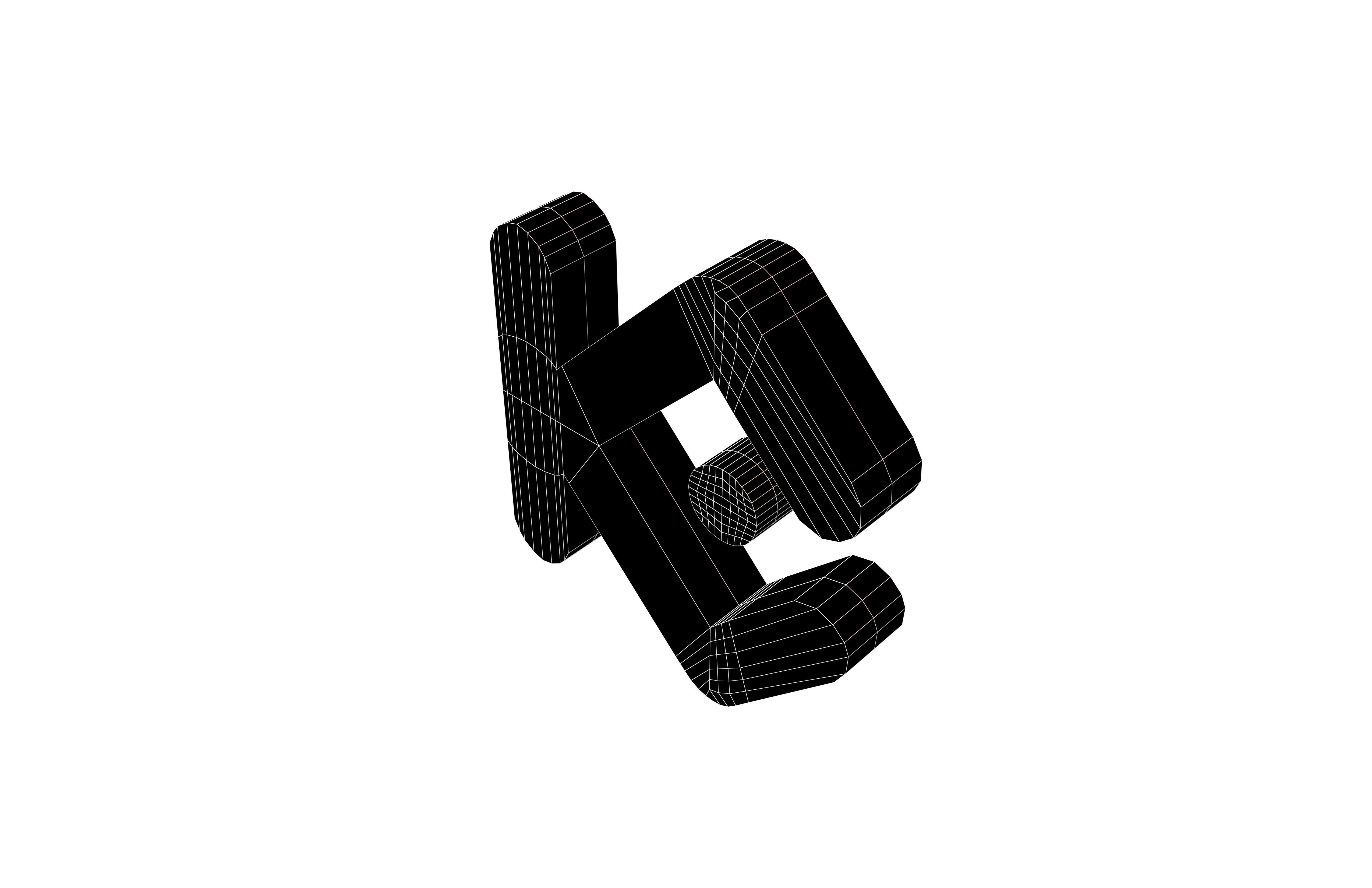 KuCoin Token Coin v1 002 Low-poly 3D model_6