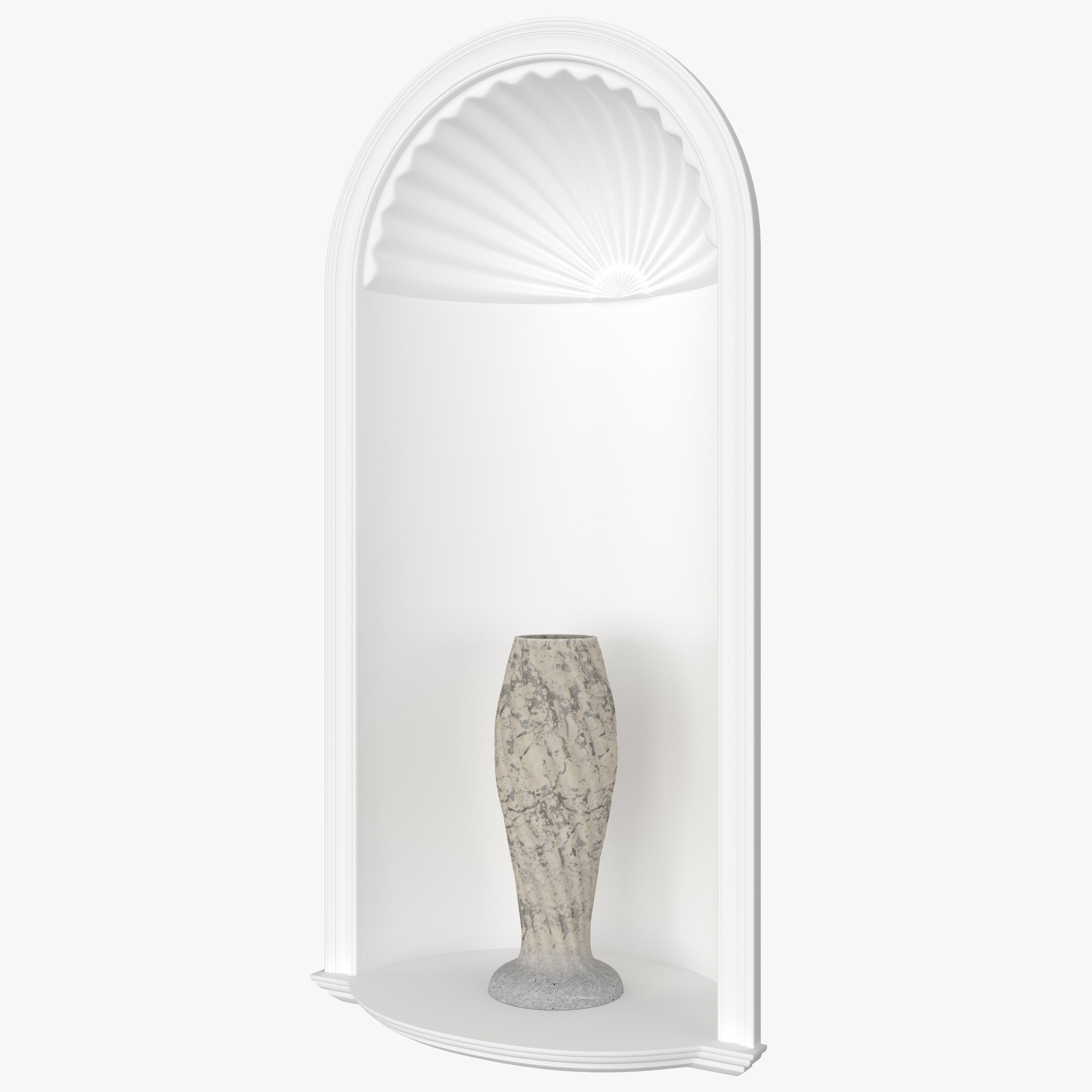 Wall niche 3D model_1