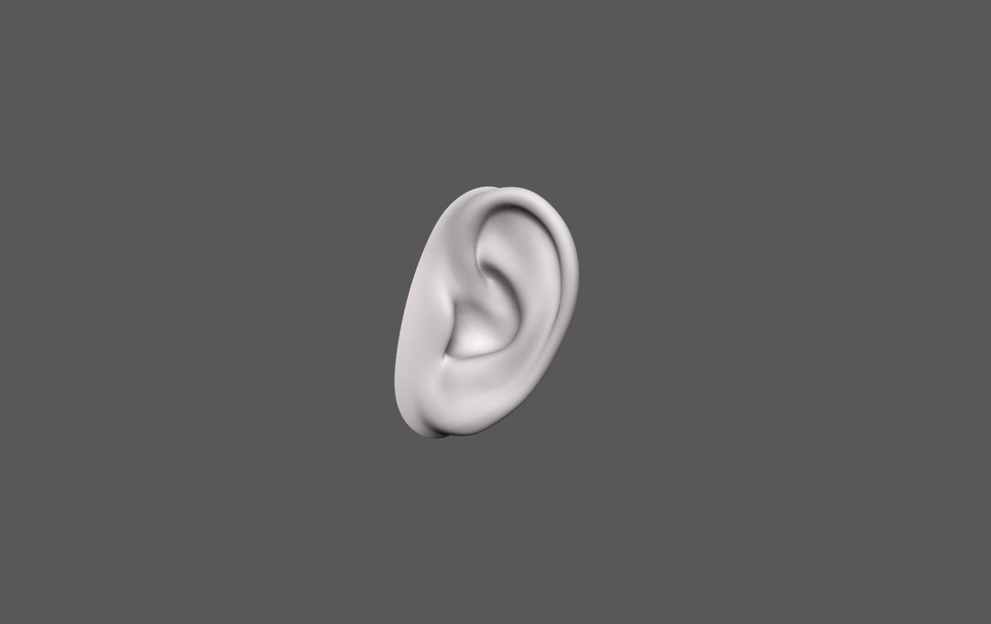 Ear Human 3D model_2