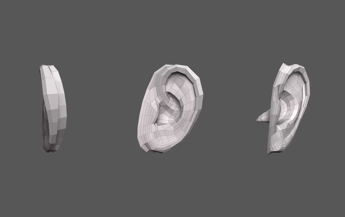 Ear Human 3D model_1