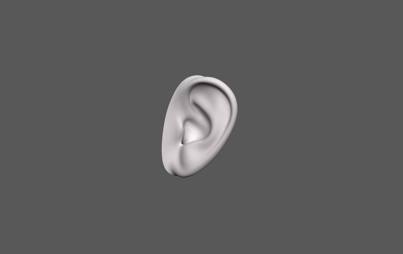 Ear Human 3D model_2
