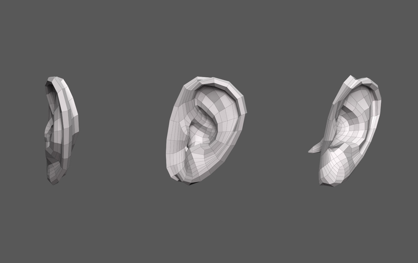 Ear Human 3D model_1